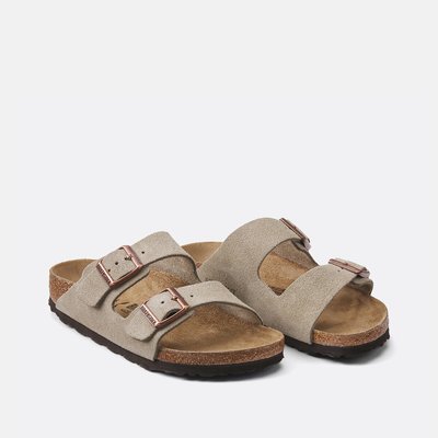 Mules en cuir suédé Arizona BIRKENSTOCK
