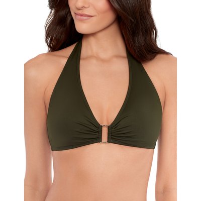 Beach Club Solids Triangle Bikini Top LAUREN RALPH LAUREN