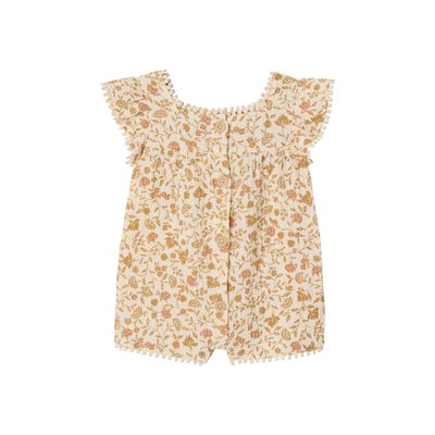 Combishort en gaze de coton VERTBAUDET