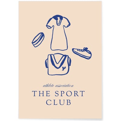 Affiche Tennis Club : The Sport Club L'AFFICHERIE