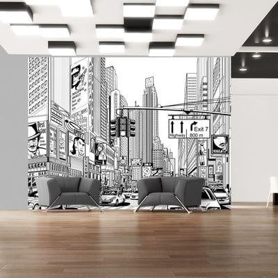 Papier peint intissé panoramique Ville et Architecture Dans les rues de New York EDEN