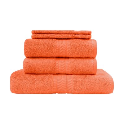 Ensemble de bain 5 pièces (1 drap de bain + 2 serviettes de toilette + 2 gants) LUXURY SENSEI MAISON