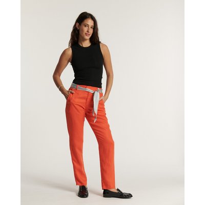 PANTALON CRAYON TAILLE MOYENNE TENCEL LABDIP