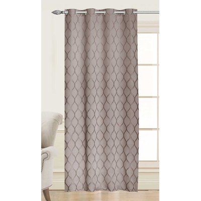 Rideau Jacquard Motifs "Géométriques" HOME MAISON