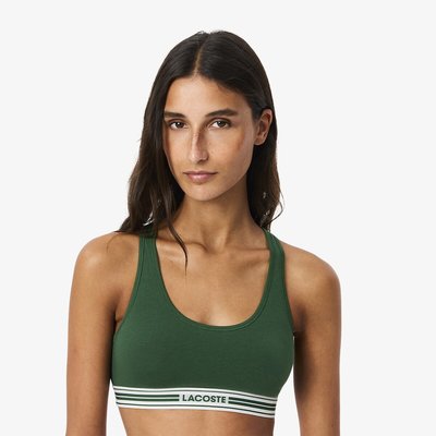 Bralette de algodón LACOSTE