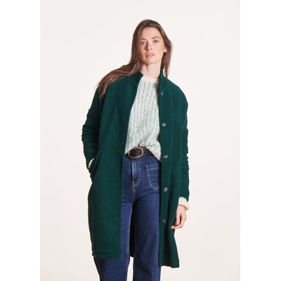 Manteau en laine avec petit col LA FEE MARABOUTEE