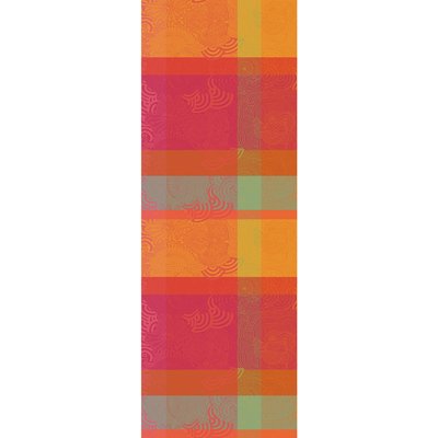 Chemin de table pur coton MILLE RAINURES GARNIER THIEBAUT