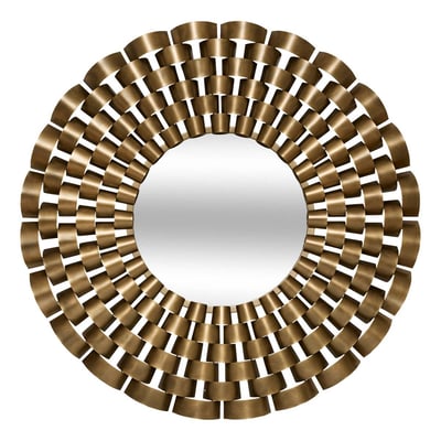 Miroir rond en acier inoxydable YOURI ATMOSPHERA