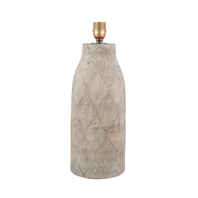 Grey Peacock Ceramic Table Lamp Base SO'HOME