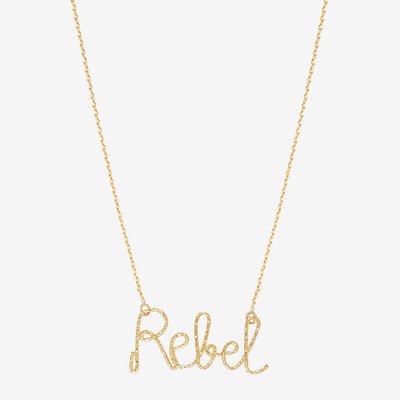 Collier doré rebel - BLING CAROLINE NAJMAN