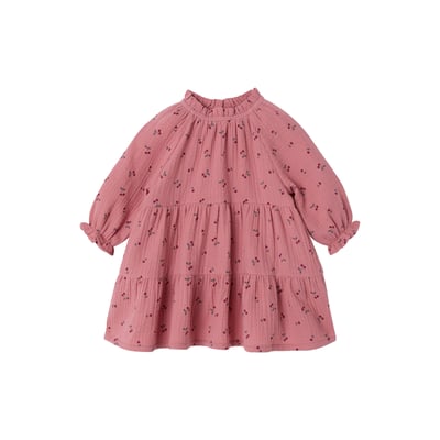 Robe à volants en gaze de coton VERTBAUDET