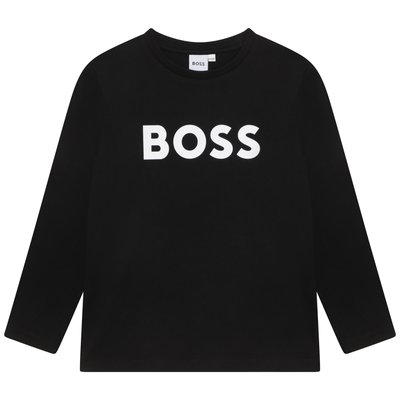 T-shirt manches longues coton BOSS KIDSWEAR