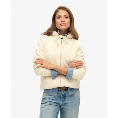 Sweat à capuche zippé et doublé en peau lainée SUPERDRY