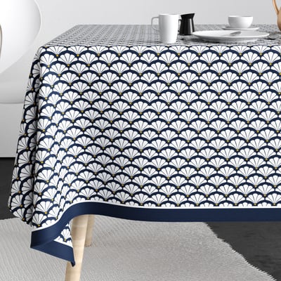 Nappe rectangulaire anti tache Coton Eventa EDEN