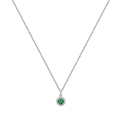 Collier en argent 925 et oxyde de zirconium CLEOR