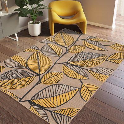 Tapis extérieur tissé kilim rectangle LUMIERE 3 UN AMOUR DE TAPIS