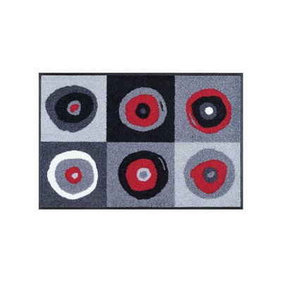 Tapis salon et chambre tissé motif rond SERGEJ UN AMOUR DE TAPIS