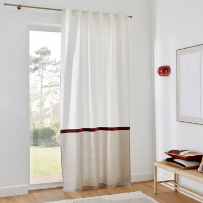 Tenda con patte nascoste lino/velluto, Onega x Velvet LA REDOUTE INTERIEURS