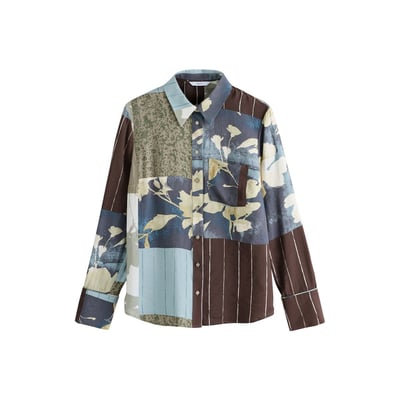 Chemise boutonnée à manches longues NEXT