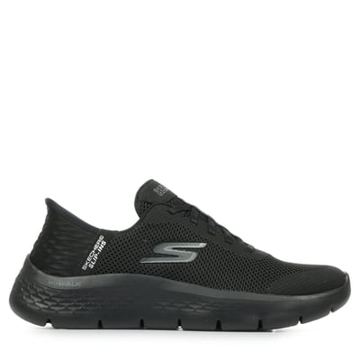Baskets FEMME Skechers kaki et à slip-on SKECHERS