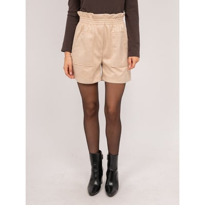 Short Taille Haute Suédine Ceinture élastiquée Xiche DONA LISA