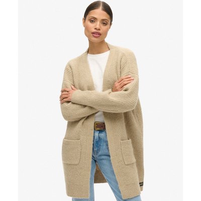 Cardigan long en maille Essential SUPERDRY