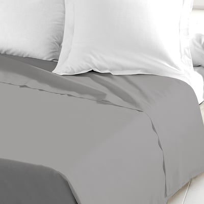Drap plat 100% coton uni C DESIGN HOME TEXTILE