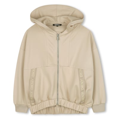 Cardigan con cappuccio DKNY