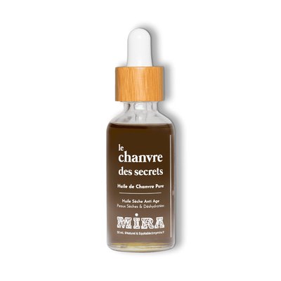 Huile de chanvre sérum anti-âge Chanvre des Secrets MY MIRA