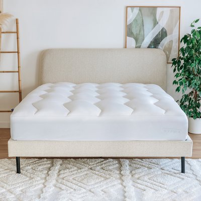 Surmatelas housse BZ satin de coton pour canapé convertible HYPNIA