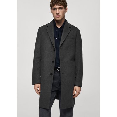 Veste longue grise homme on sale
