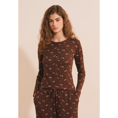 T-shirt manches longues à motifs HELIA ETAM