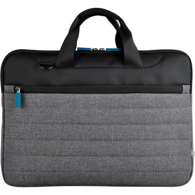 Sacoche 13-14'' Classic gris/bleu ESSENTIEL B