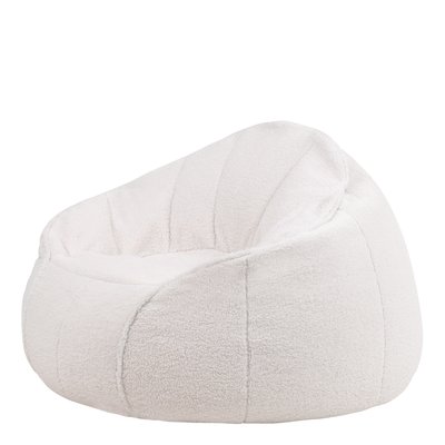 Pouf fauteuil en sherpa ICON