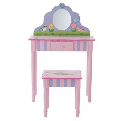 Coiffeuse Enfant Tabouret Miroir MAGIC GARDEN TEAMSON KIDS