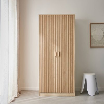Armoire dressing décor bois 1 penderie 2 portes LINEAR SWEEEK