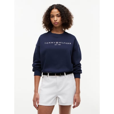 Sweat col rond avec logo TOMMY HILFIGER