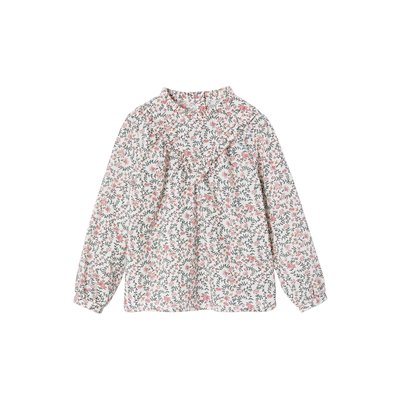 Blouse victorienne motifs fleurs VERTBAUDET