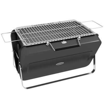 Mini barbecue à charbon portable pliable valise OUTSUNNY