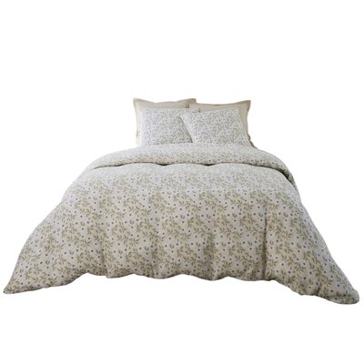 Housse de couette + taies gaze de coton Lucile EDEN