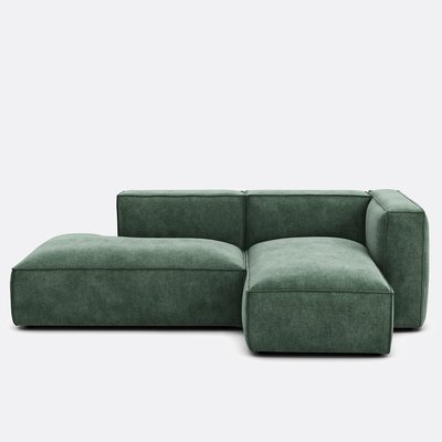 Ecksofa rechts mit strukturiertem Velours, Seven LA REDOUTE INTERIEURS