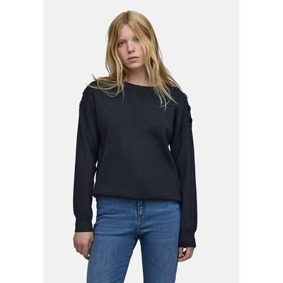 Jersey de manga larga y cuello redondo con botones en los hombros IKKS