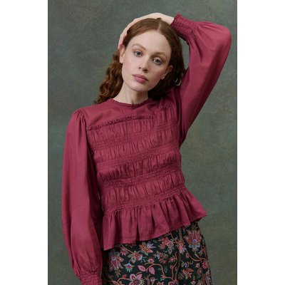 Blouse à smocks et volants, HAYDEE LOUISE MISHA