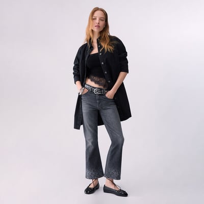 Jean bootcut avec strass LIU JO