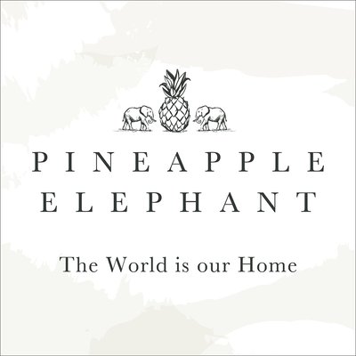 Jaipur Chunky Waffle Cotton Cushion PINEAPPLE ELEPHANT