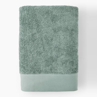 Serviette de bain unie, en coton BIO GOTS MONOPRIX