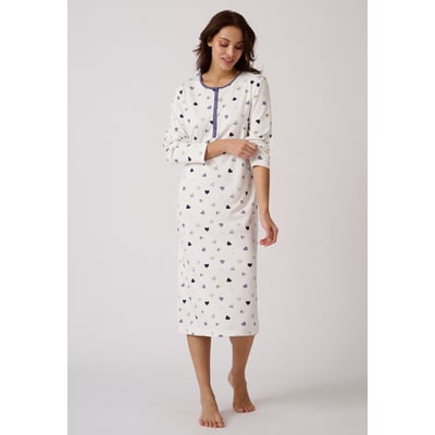 Chemise de nuit Thermolactyl en maille interlock DAMART