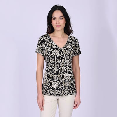 T-shirt viscose et lin MISE AU GREEN