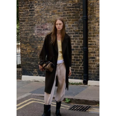 Manteau laine fait main MANGO