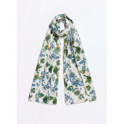 Paréo voile de coton bio imprimé SARONG LA FIANCÉE